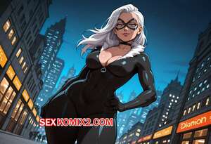 Порно комикс Black Cat x BBC. Floxin Порно комикс Black Cat x BBC. Floxin