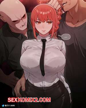 Порно комикс Chainsaw Man. Падение Макимы. Defeated Makima. 5t.000