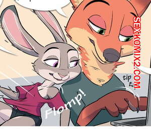 Порно комикс Любовники в Зверополисе. Лис, Кролик и Любовник. Zootopia Cuckin.