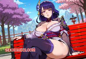 Порно комикс аниме Raiden Shogun. Floxin